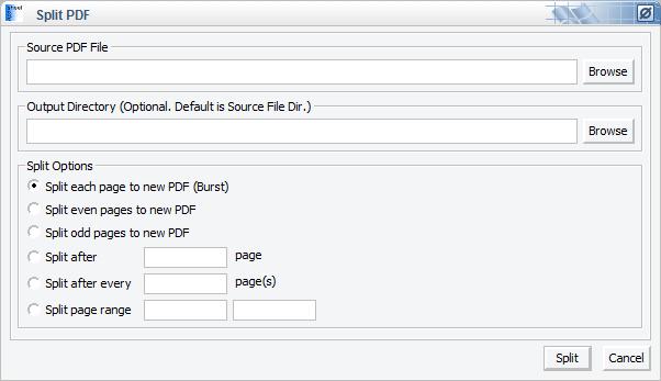 Split PDF